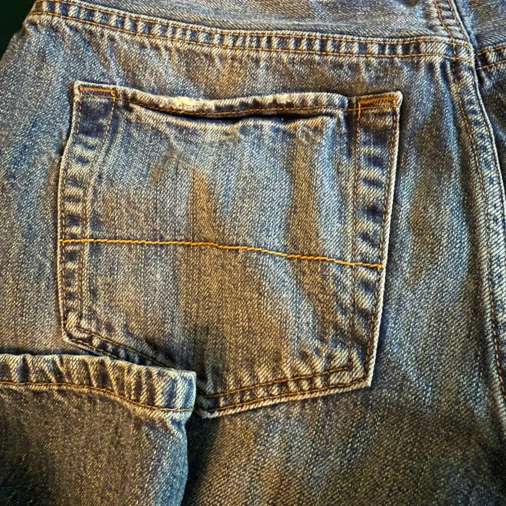 Urban Pipeline Loose Straight Jeans Men's 29x30 Blue‎ Denim Distressed